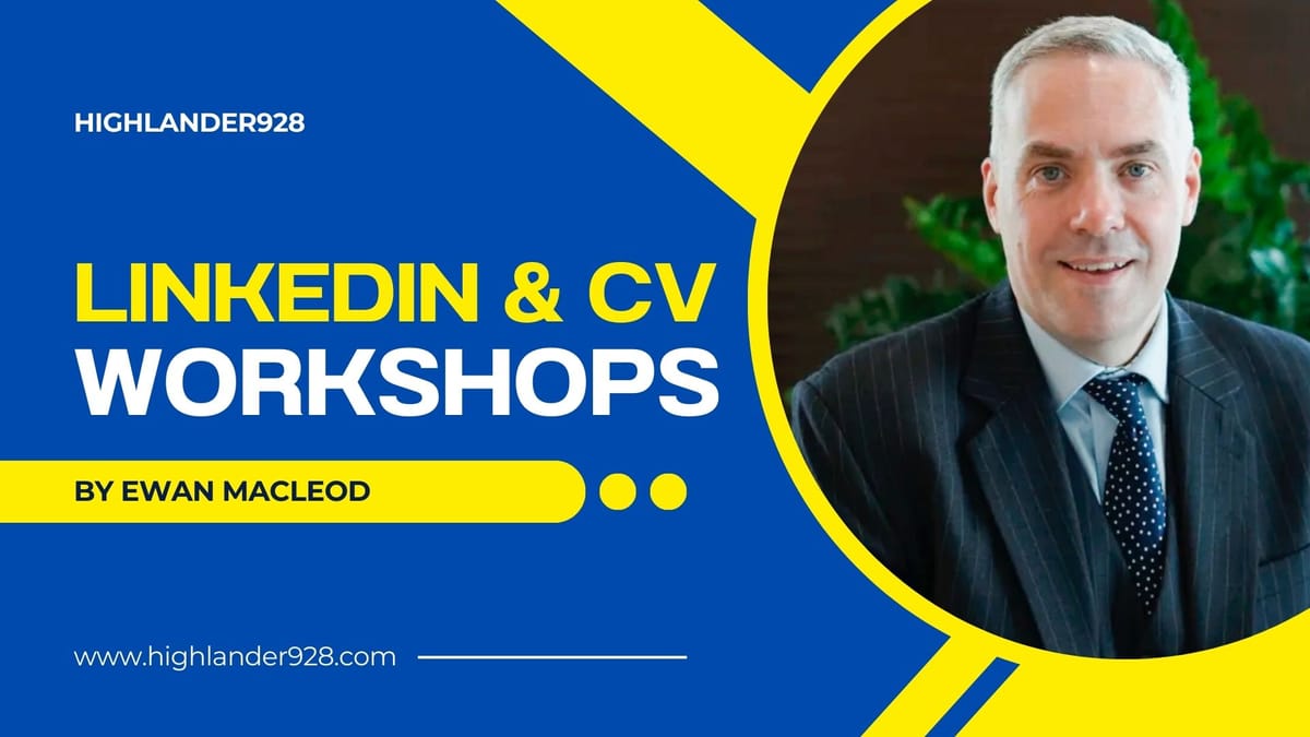 Exclusive: LinkedIn & CV Workshops