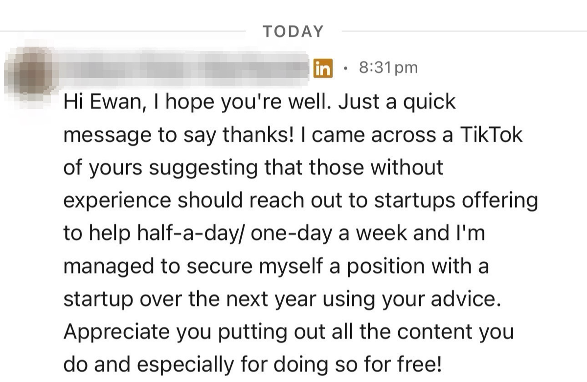 How to approach startups to get work experience